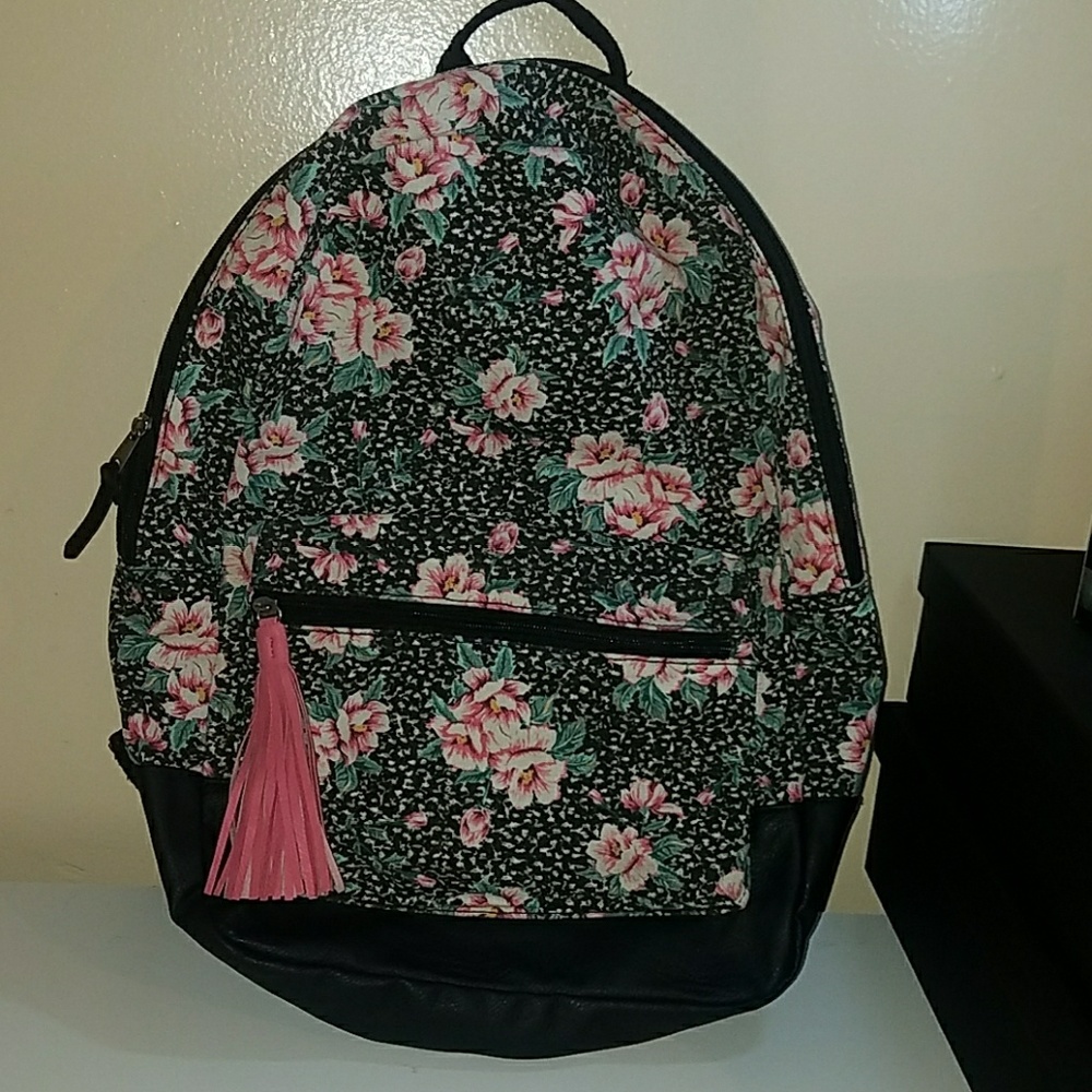 Floral backpack